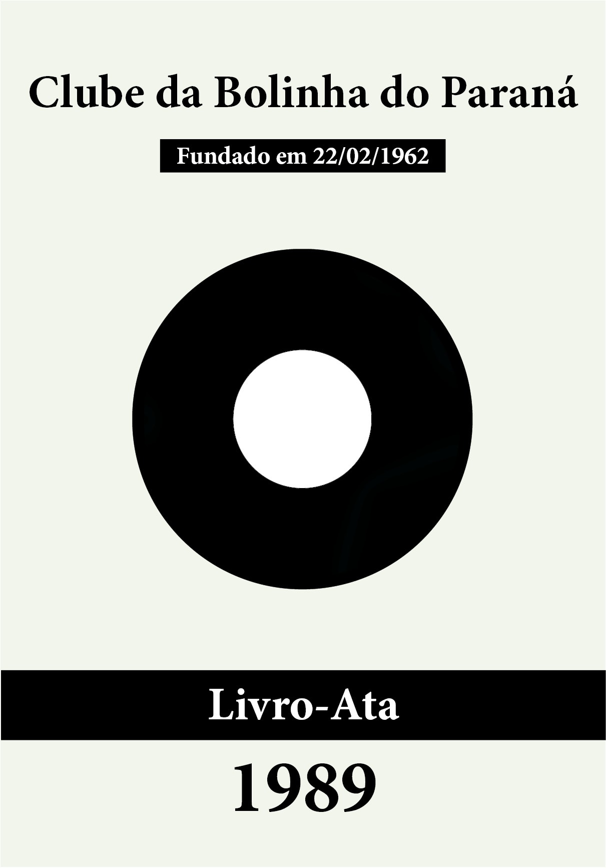 Bolinha - Livro-Ata 1989