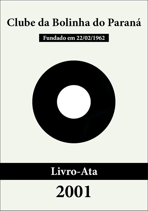 Bolinha - Livro-Ata 2001